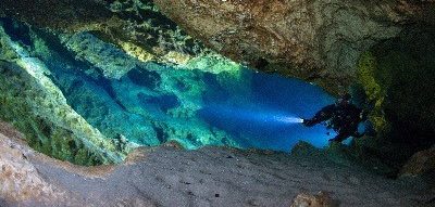 underwater cave photography