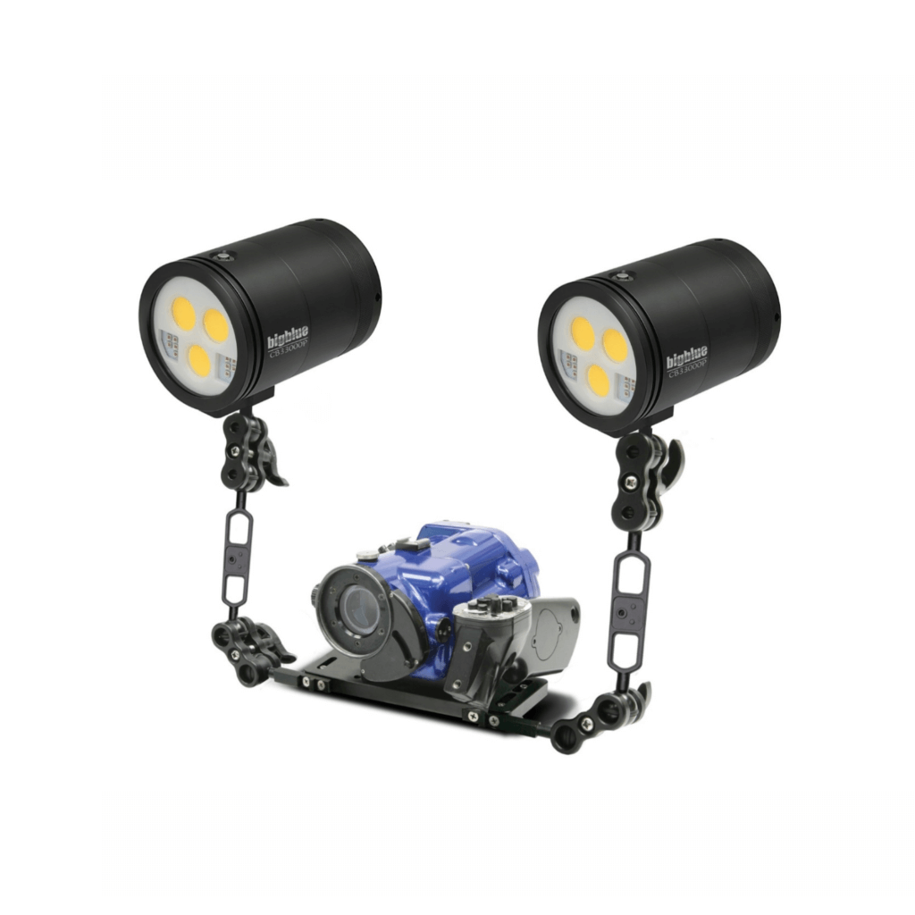 33,000-Lumen Warm-White Video Light | Bigblue Dive Lights