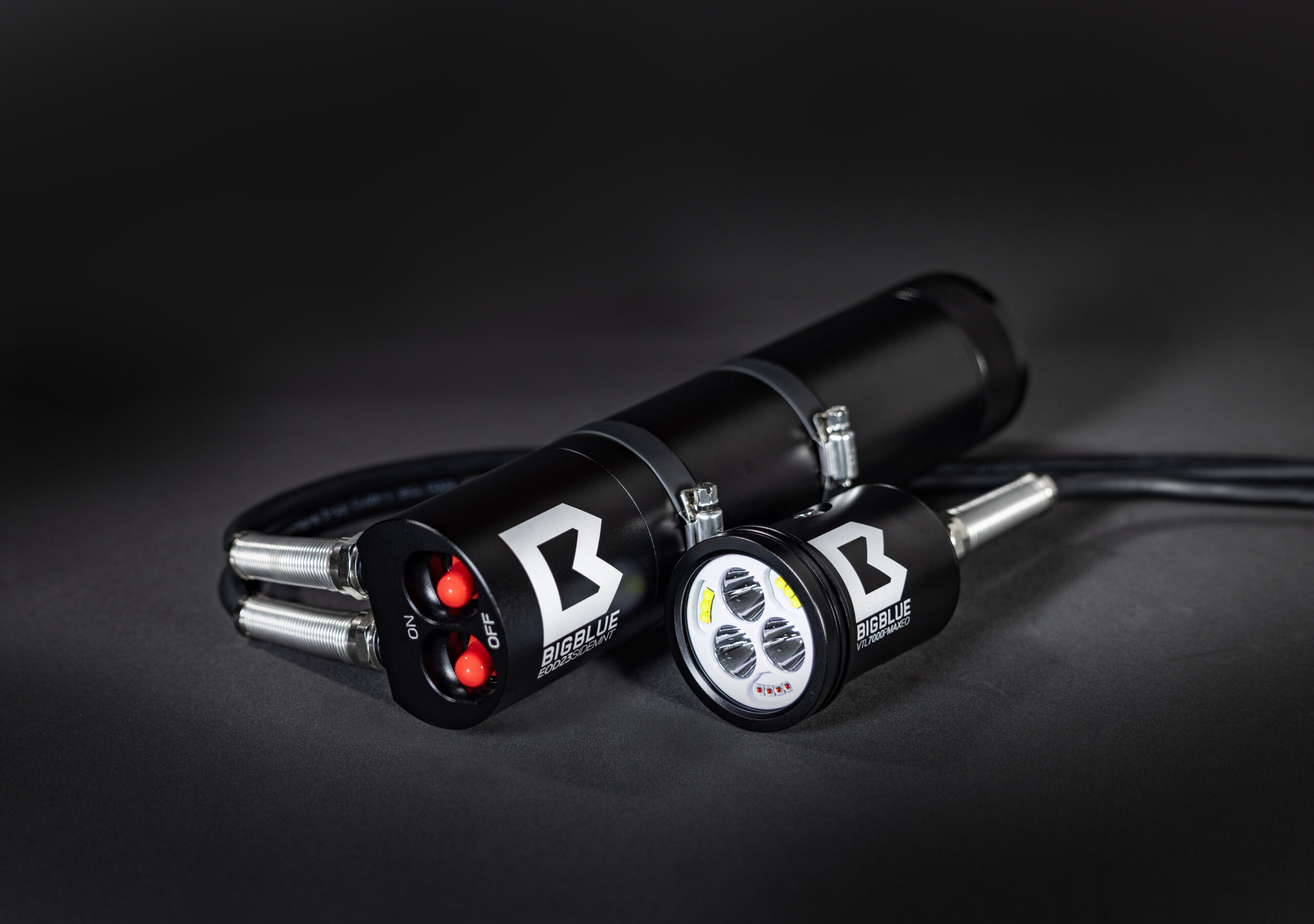 7000-Lumen Dual-Beam Video & Tech Light - Side Mount EOD23 (Black, Blue, or Pink) <span class="screen-reader-text">SKU: VTL7000P-MAX-EOD23-SIDEMOUNT</span>